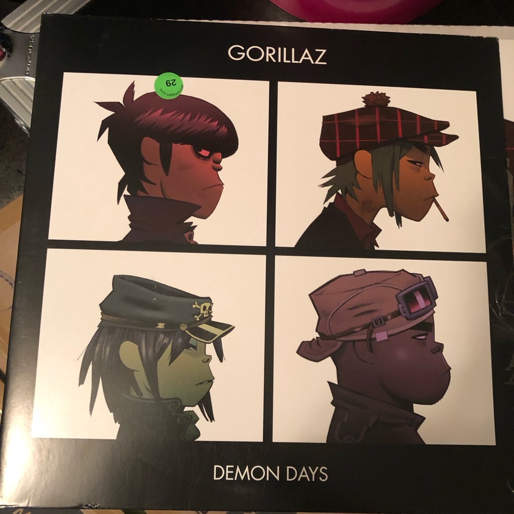 Original Press Demon Days Vinyl Album - Black